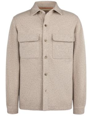 Tod's Buttoned Flap-Pocket Shirt Jacket - Natural