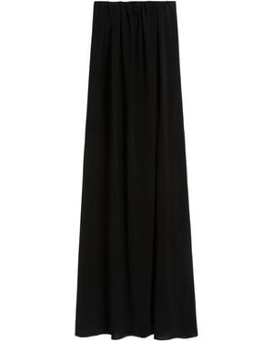 Max Mara Cady Bustier Dress - Black
