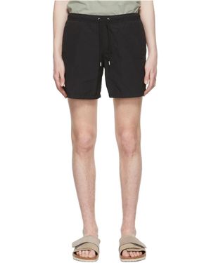 Aspesi Elastic Waist Shorts - Black