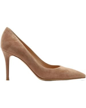 Gianvito Rossi Pointed-Toe High Heels - Brown