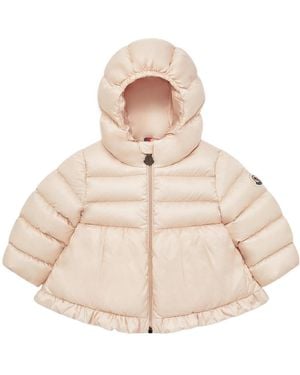 Moncler Odile Hooded Down Jacket - Natural