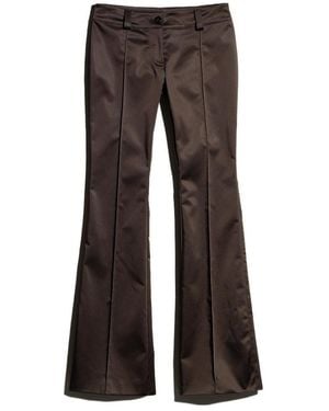 Gucci Stretch Acetate Duchesse Pants - Gray