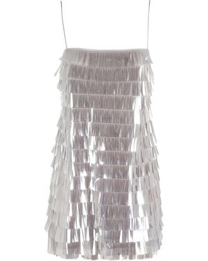retroféte Amalie Sequin Dress - Grey