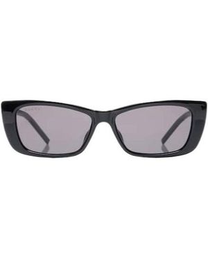 Gucci Logo Rectangular Sunglasses - White