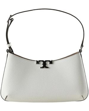 Tory Burch Eleanor Logo Buckle Shoulder Bag - Grey