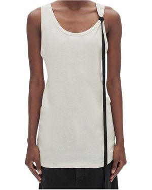Ann Demeulemeester Round Neck Sleeveless Vest - Multicolor