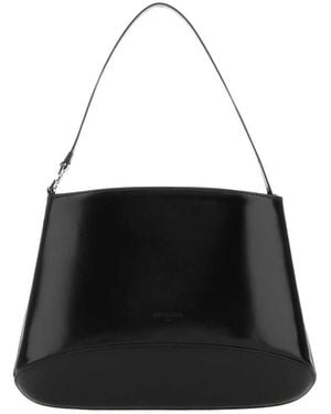 Low Classic Logo Embossed Tote Bag - Black