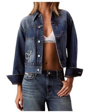 Calvin Klein Denim Workwear Jacket - Blue