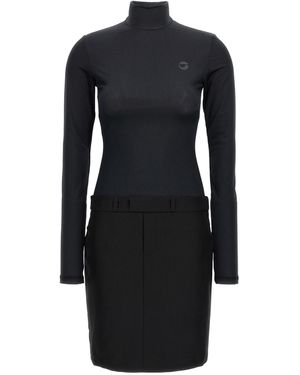 Coperni Hybrid Tailored Dress - Black