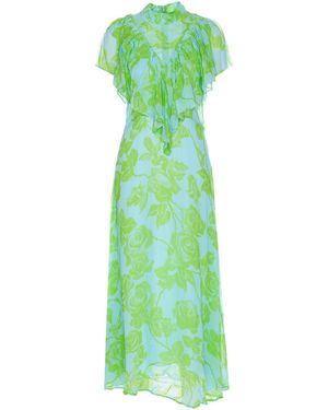 Essentiel Antwerp Honolulu Midi Dress - Green
