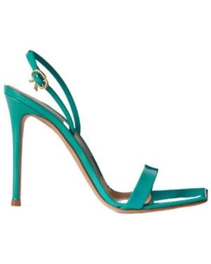 Gianvito Rossi Bowknot Strap Sandals - Green