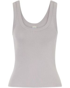 Flore Flore Organic Cotton-Jersey Tank - Grey