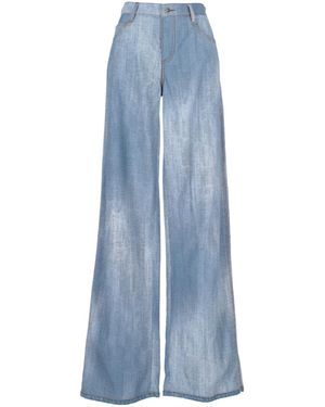 Ermanno Scervino High-Rise Straight Jeans - Blue