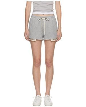 Marissa Chiara Elastic Waist Shorts - Grey