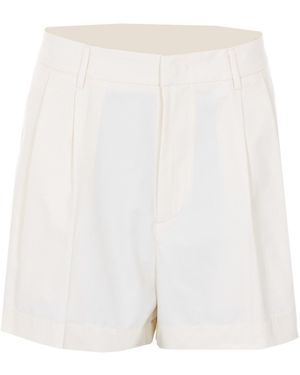 Fabiana Filippi Pleated Detail Shorts - White