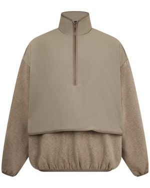 Fear Of God 1/4 Zip Fleece Jumper - Grey
