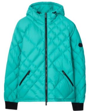 Burberry Check-Stitch Nylon Doversgreen Puffer Jacket