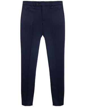Incotex Regular-Fit Stretch Pants - Blue