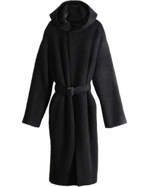 Rick Owens Long-Sleeved Coat - Black