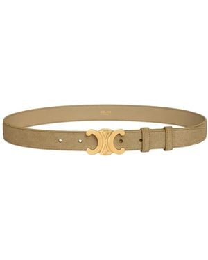 Celine Triomphe Belt 25Mm - Metallic