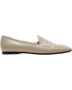Acne Studios Leather Loafers - White