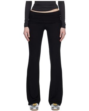 Skims Skinny Casual Trousers - Black