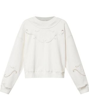 Isabel Marant Vella Sweat Shirt - White