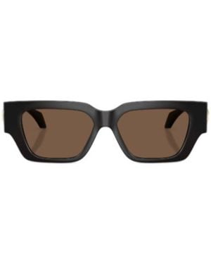 Versace Eyewear Rectangle-Frame Sunglasses - Multicolour