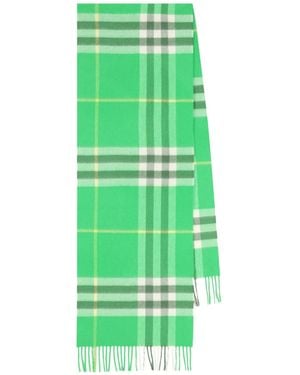 Burberry Plaid Scarf - Green