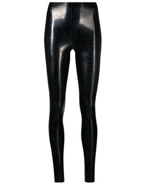 Versace High-Waisted Leggings - Black