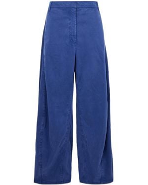 Tibi Casual Trousers With Belt Loops - Blue