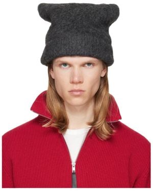 Maison Margiela Cashmere Knit Hat - Red