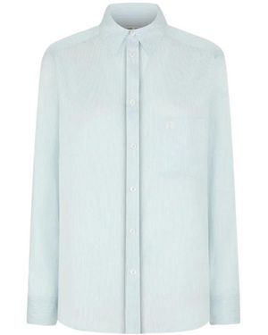 Blazé Milano Anabas Pinstripe Shirt - Blue