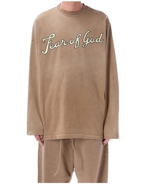 Fear Of God Long-Sleeved T-Shirt - Natural