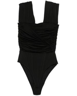 Ganni Twisted Bodysuit - Black