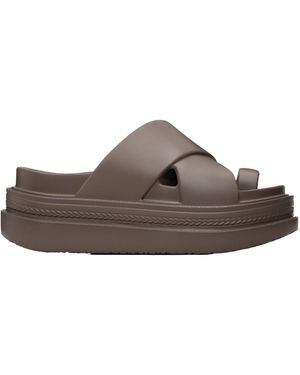 Sacai Slip-On Sandals - Brown