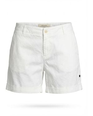 Weekend by Maxmara Belt-Loop Shorts - White