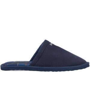 Barbour Everitt Mule Slippers - Blue