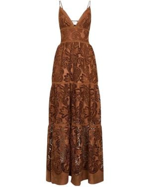 Ermanno Scervino Maxi Dresses - Brown