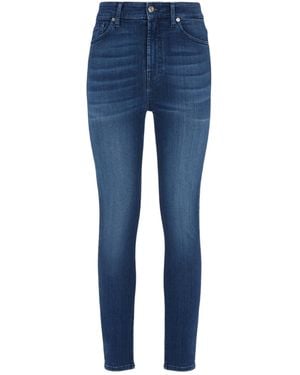 7 For All Mankind Skinny Fit Jeans - Blue