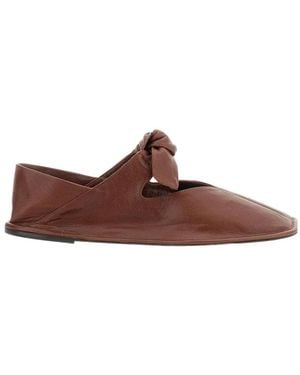 Hereu Llasada Ballet Flats - Brown