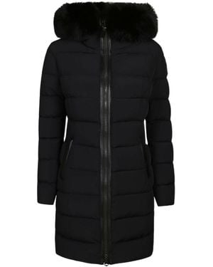 Mackage Hooded Quilted Coat - Black