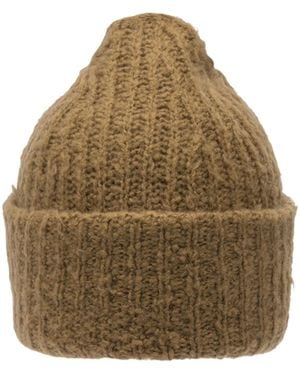 Guest In Residence Ribbed Beanie Hat - Natural