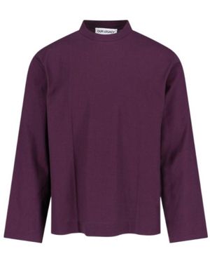 Our Legacy Long-Sleeved T-Shirt - Purple