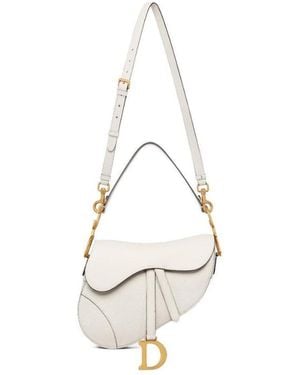 Dior Saddle Bag - White