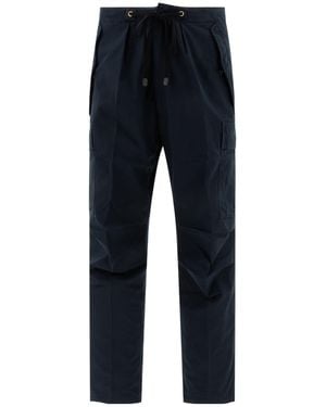 Tom Ford Drawstring Cargo Pants - Blue