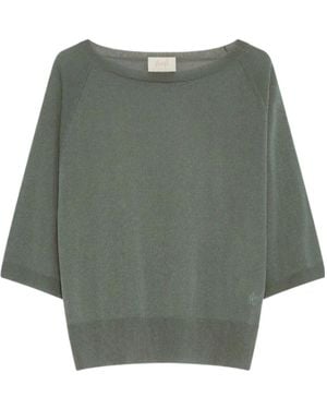 Marella Short-Sleeved Knitwear - Gray