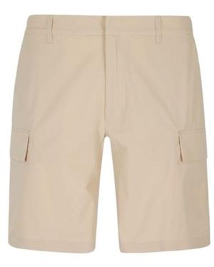 K-Way Bastyel Zipped Cargo Shorts - Natural