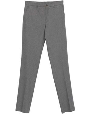 Etro Roma Straight-Leg Tailored Pants - Gray