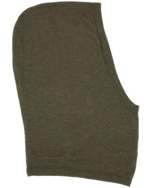 Rick Owens Ribbed Hood - Green